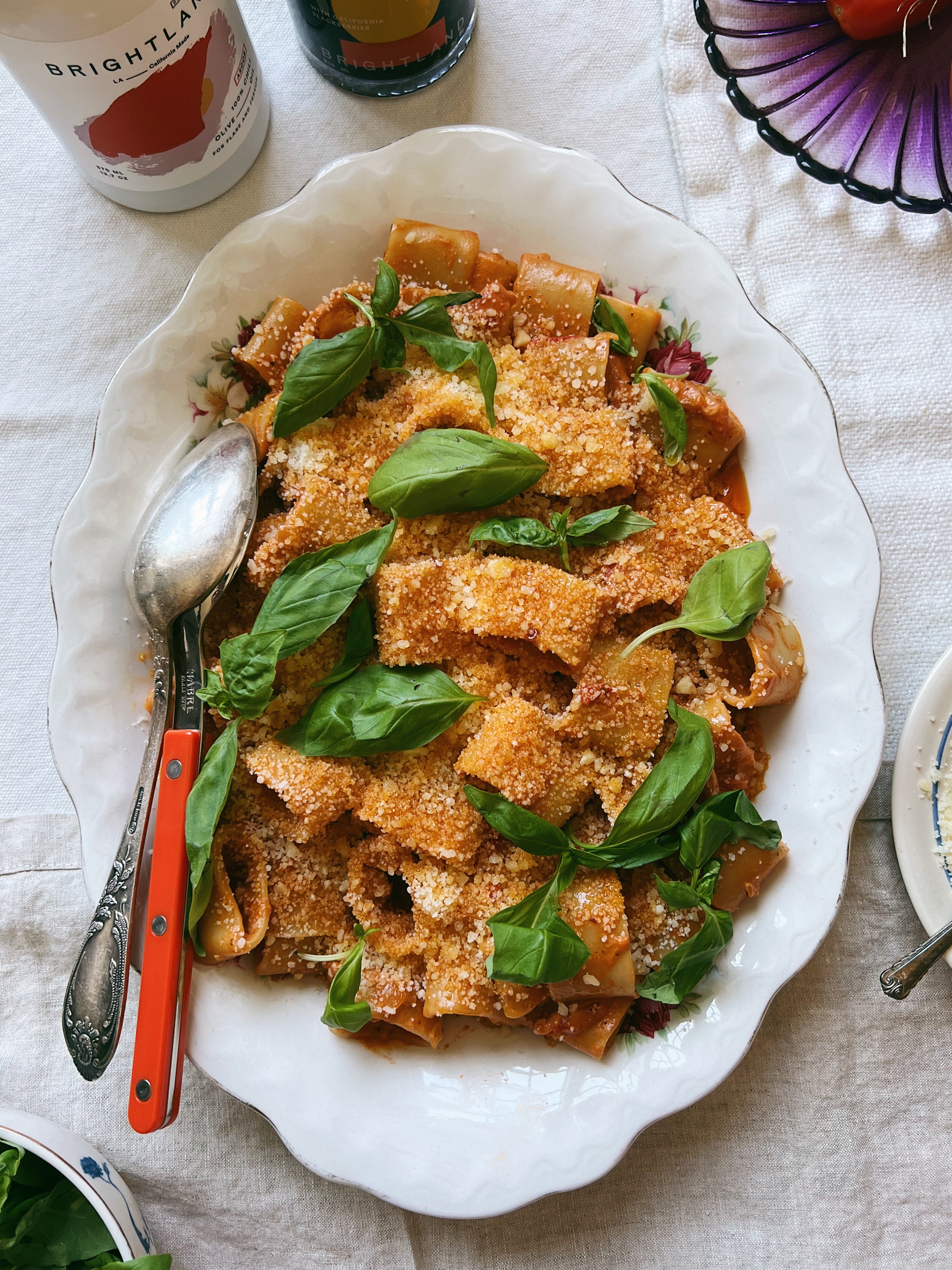 Spicy, Creamy Tomato Pasta