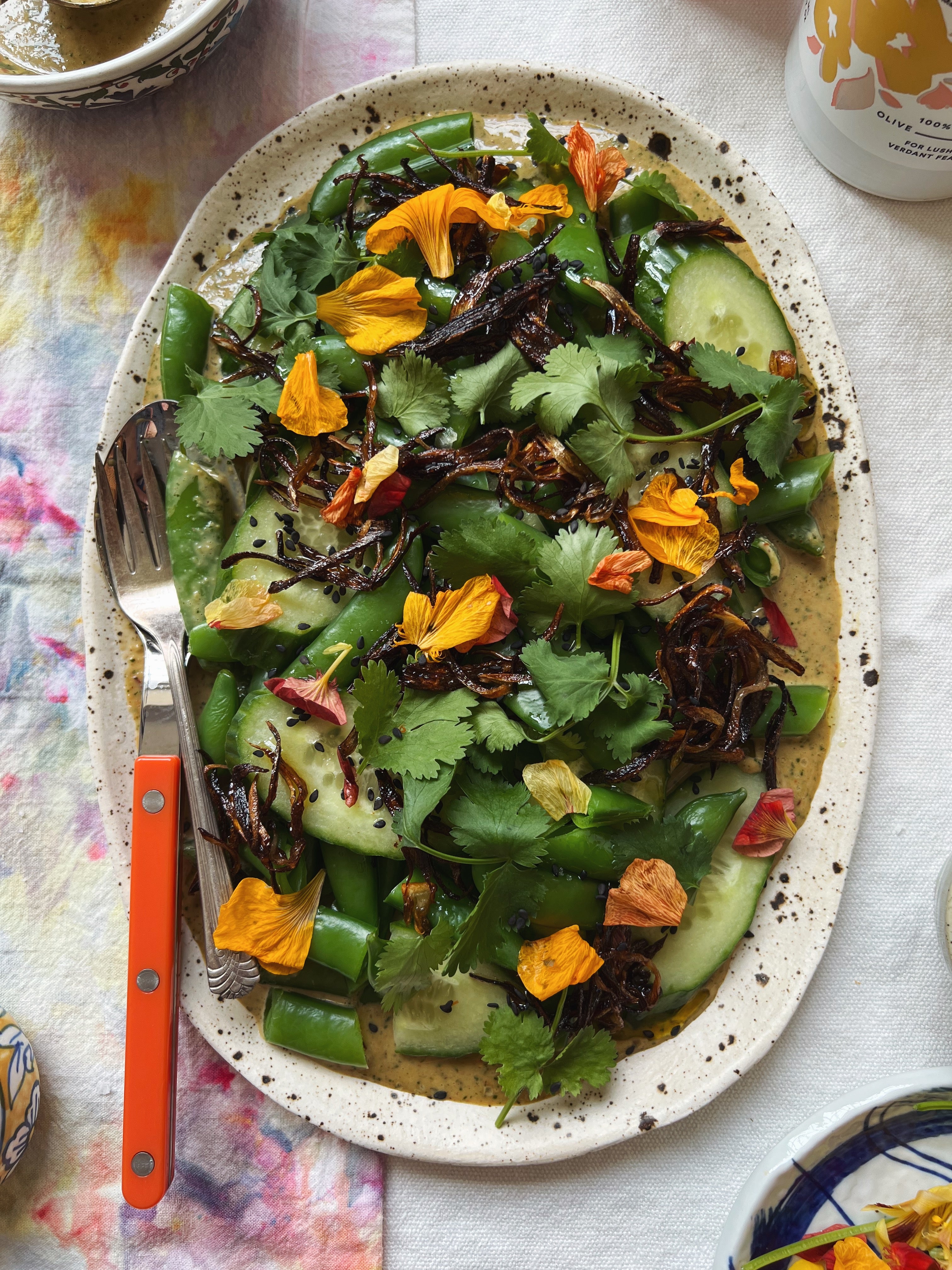 snap pea salad sesame snap pea salad - Back Porch Paleo