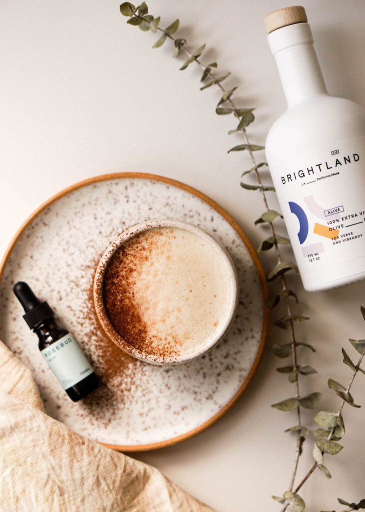 A CBD Bulletproof Milk Tea Latte For Spirit and Brainpower