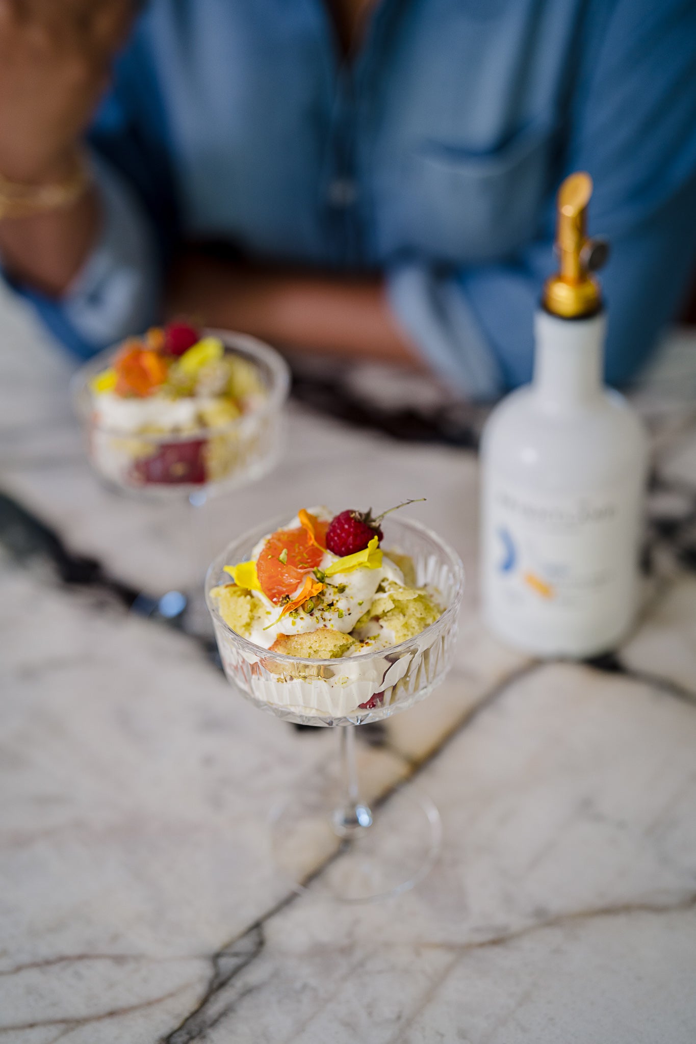 Orange Cardamom Olive Oil Cake Trifles