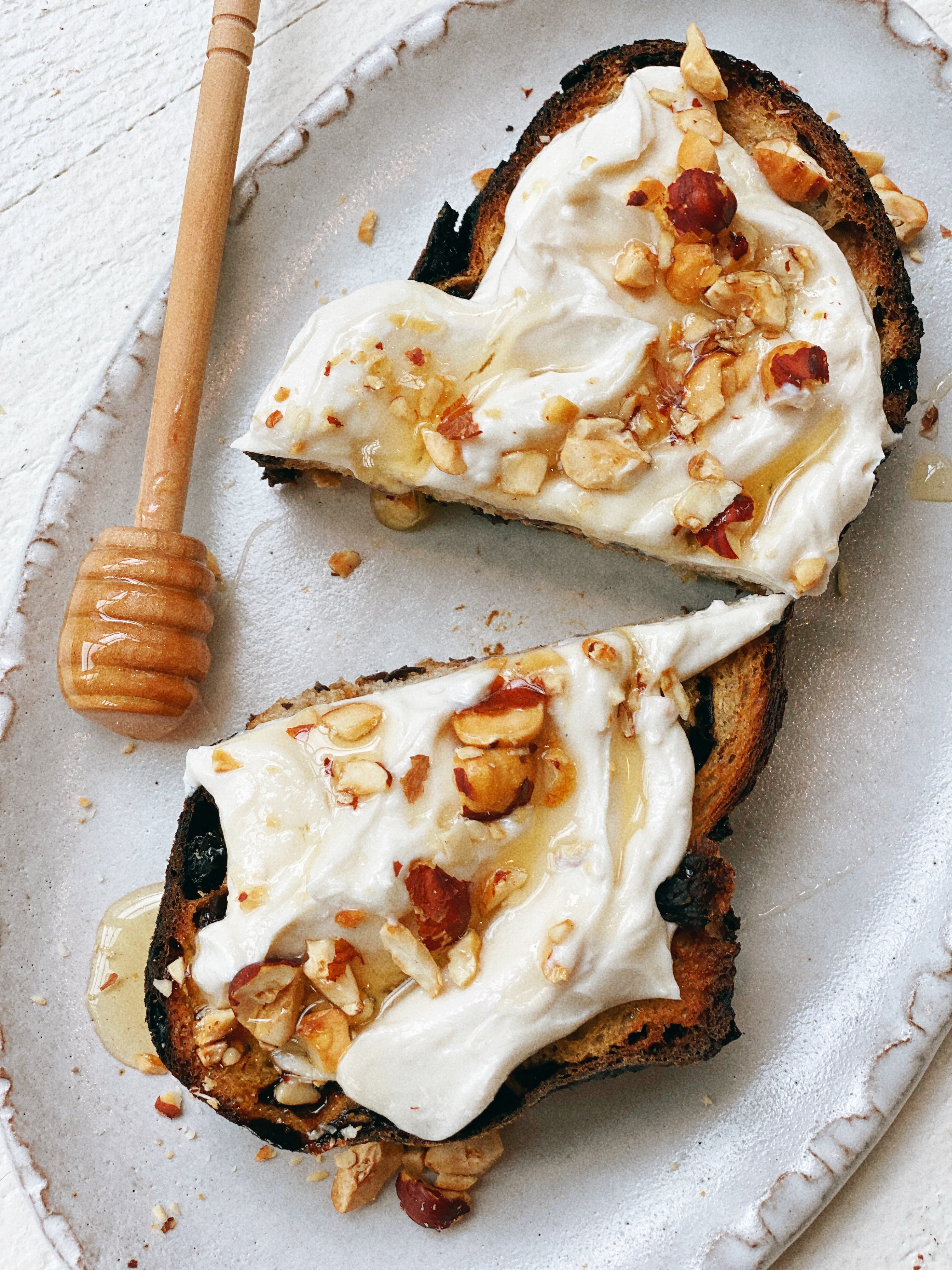 Tahini Labneh & Honey Toast