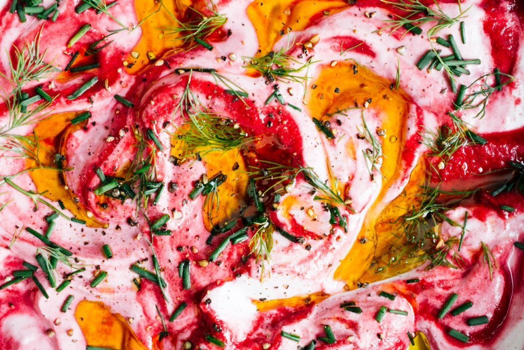 Horseradish & Beet Yogurt Dip