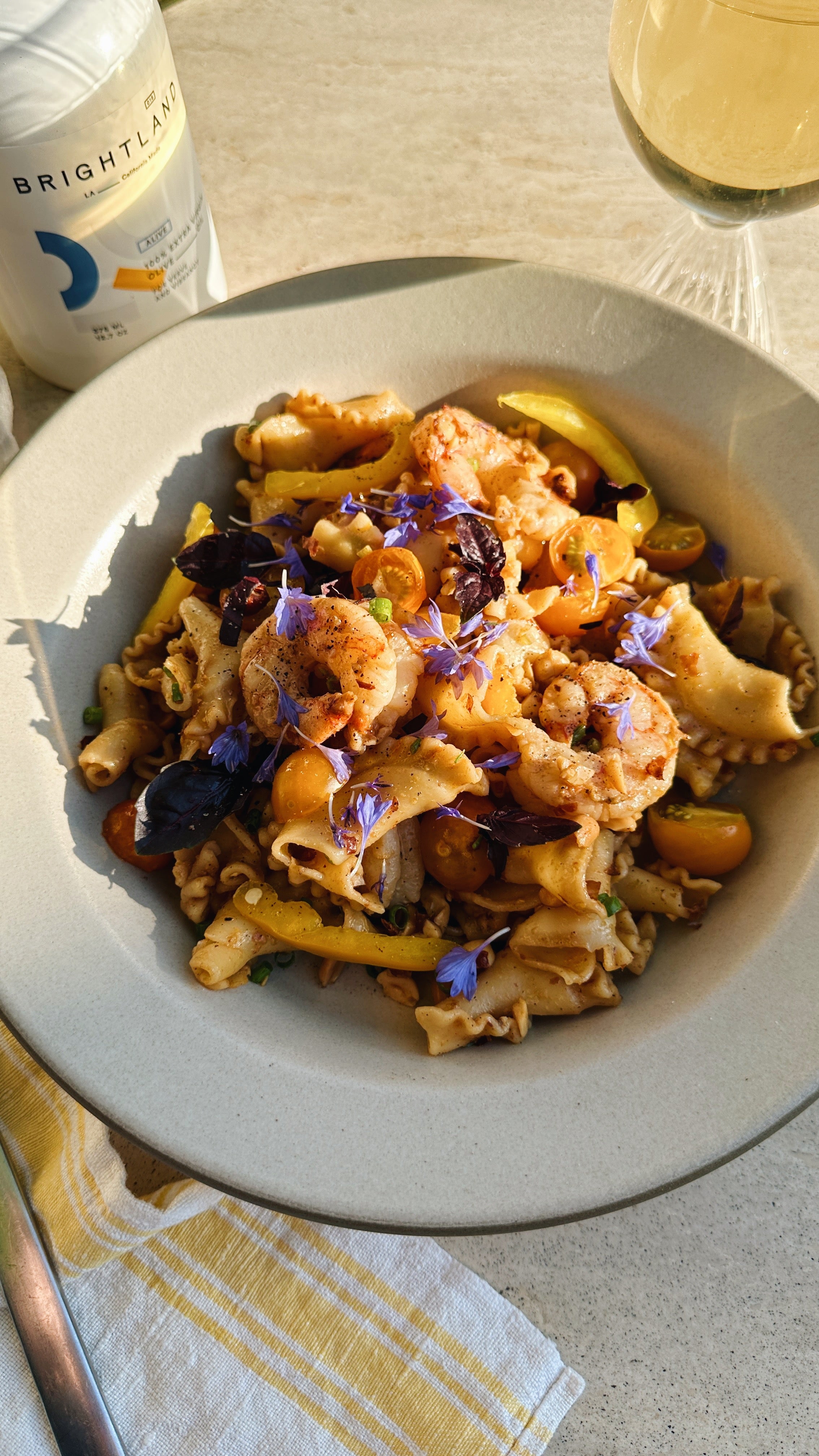 Shrimp Thai Pasta Salad