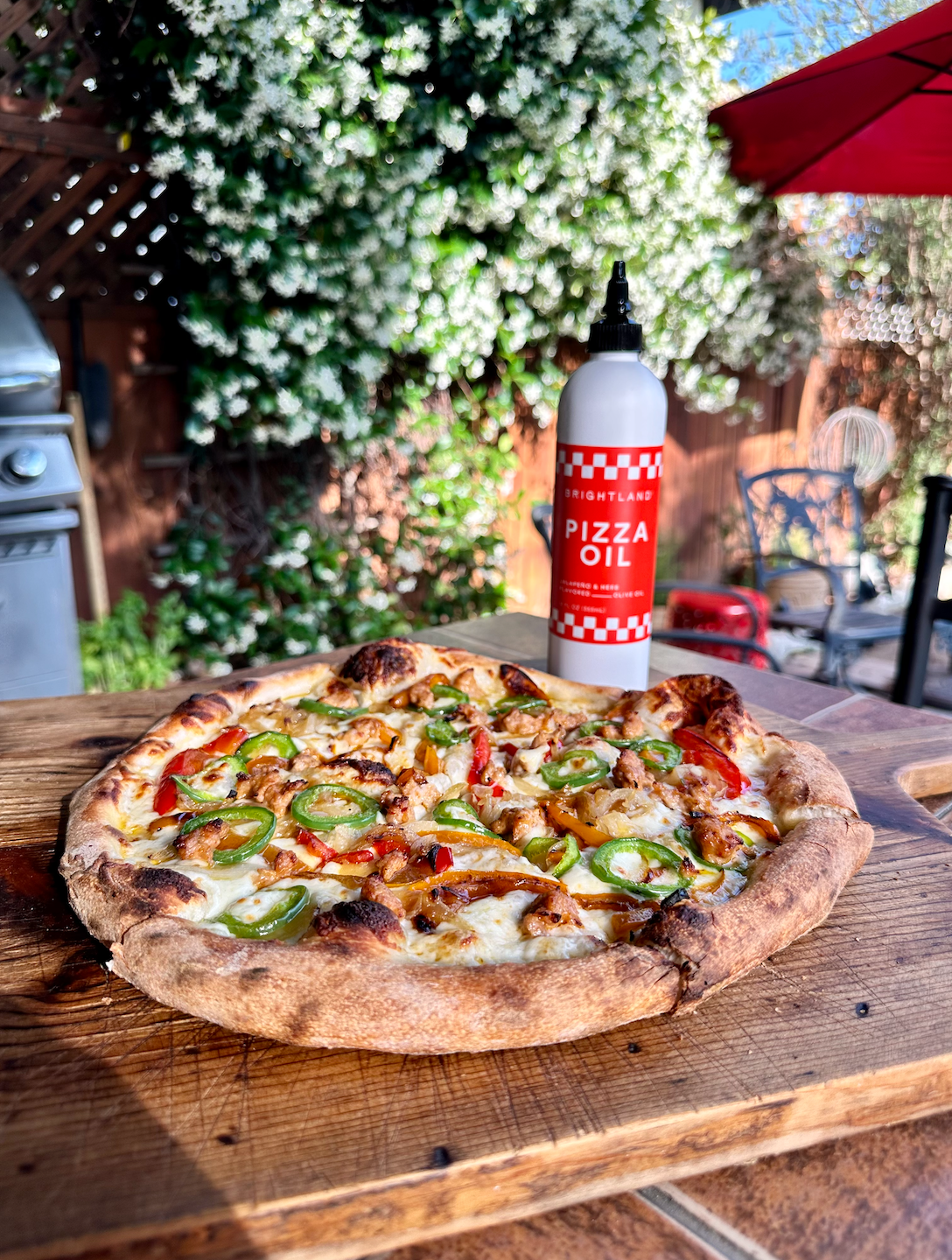 Sausage and Pepper Pizza