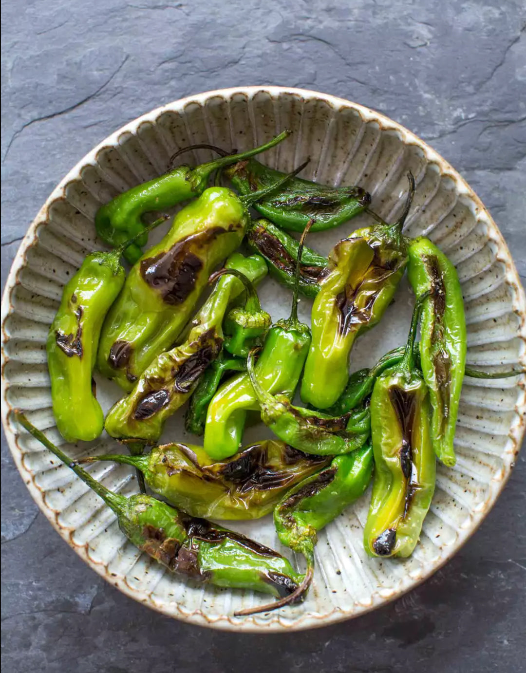 Blistered Shishito Peppers