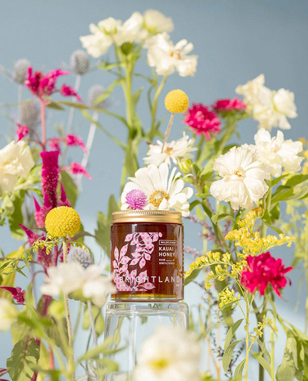 honey and flowers