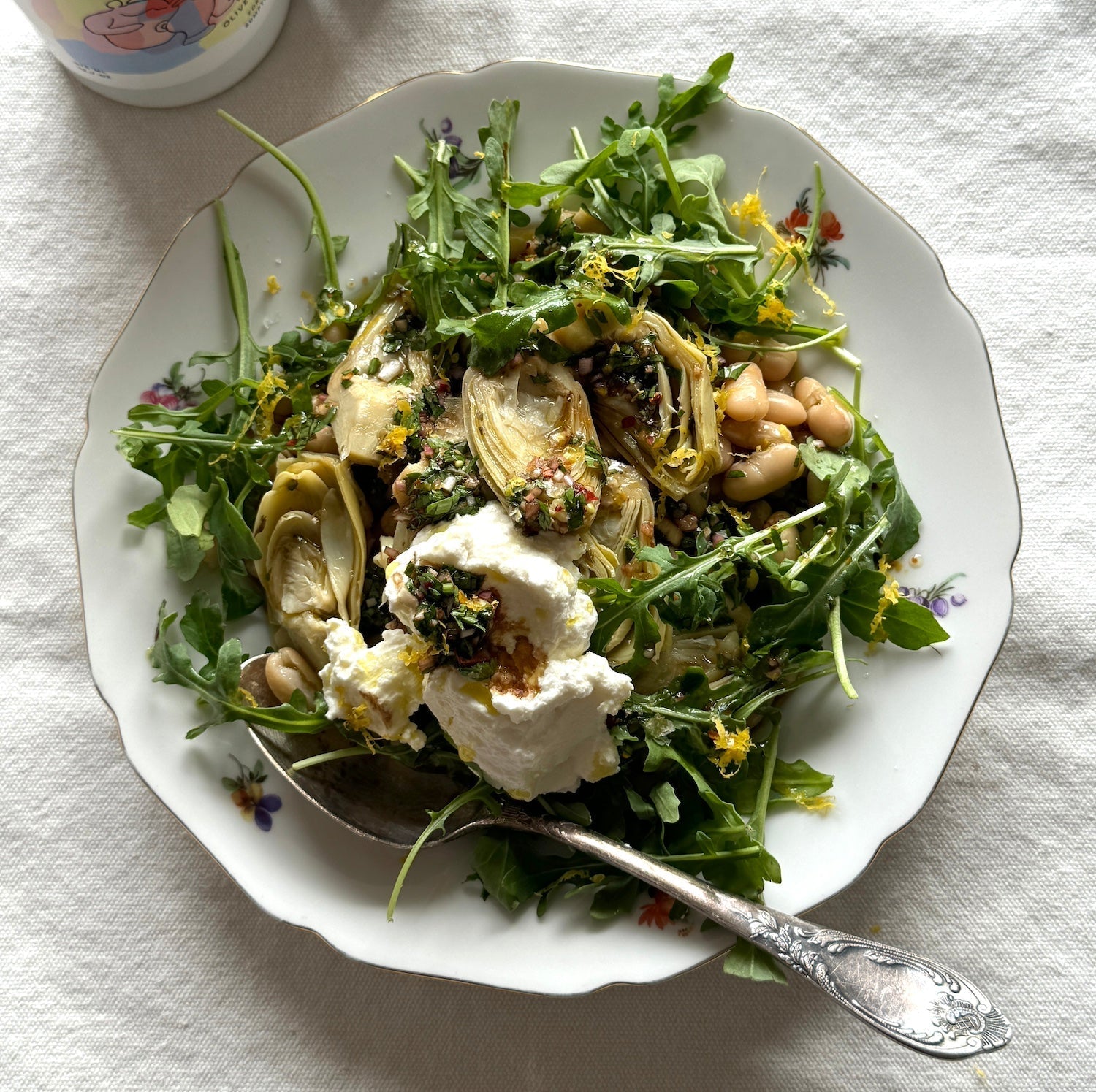 Cannellini Bean and Artichoke Salad