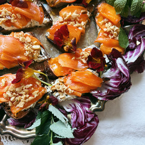 Goat Cheese & Persimmon Crostini