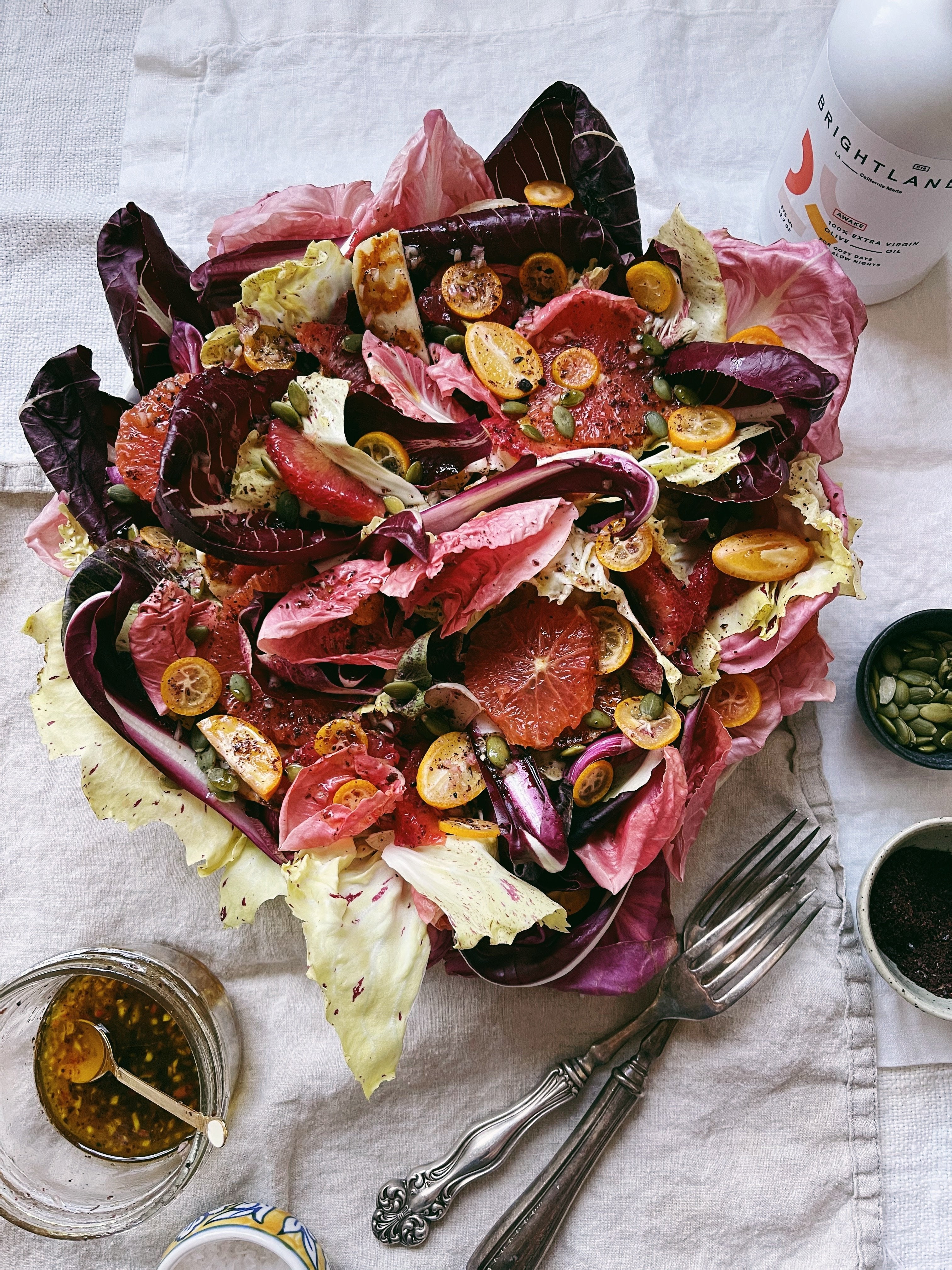 Bright, Colorful Radicchio & Citrus Winter Salad