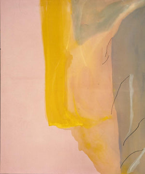 On the wall: Helen Frankenthaler