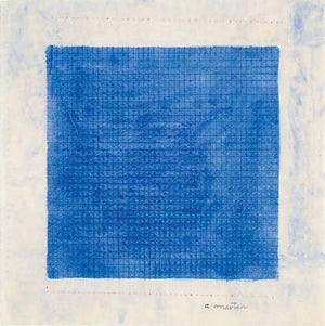 On the wall: Agnes Martin