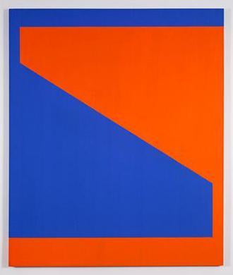 On the wall: Carmen Herrera