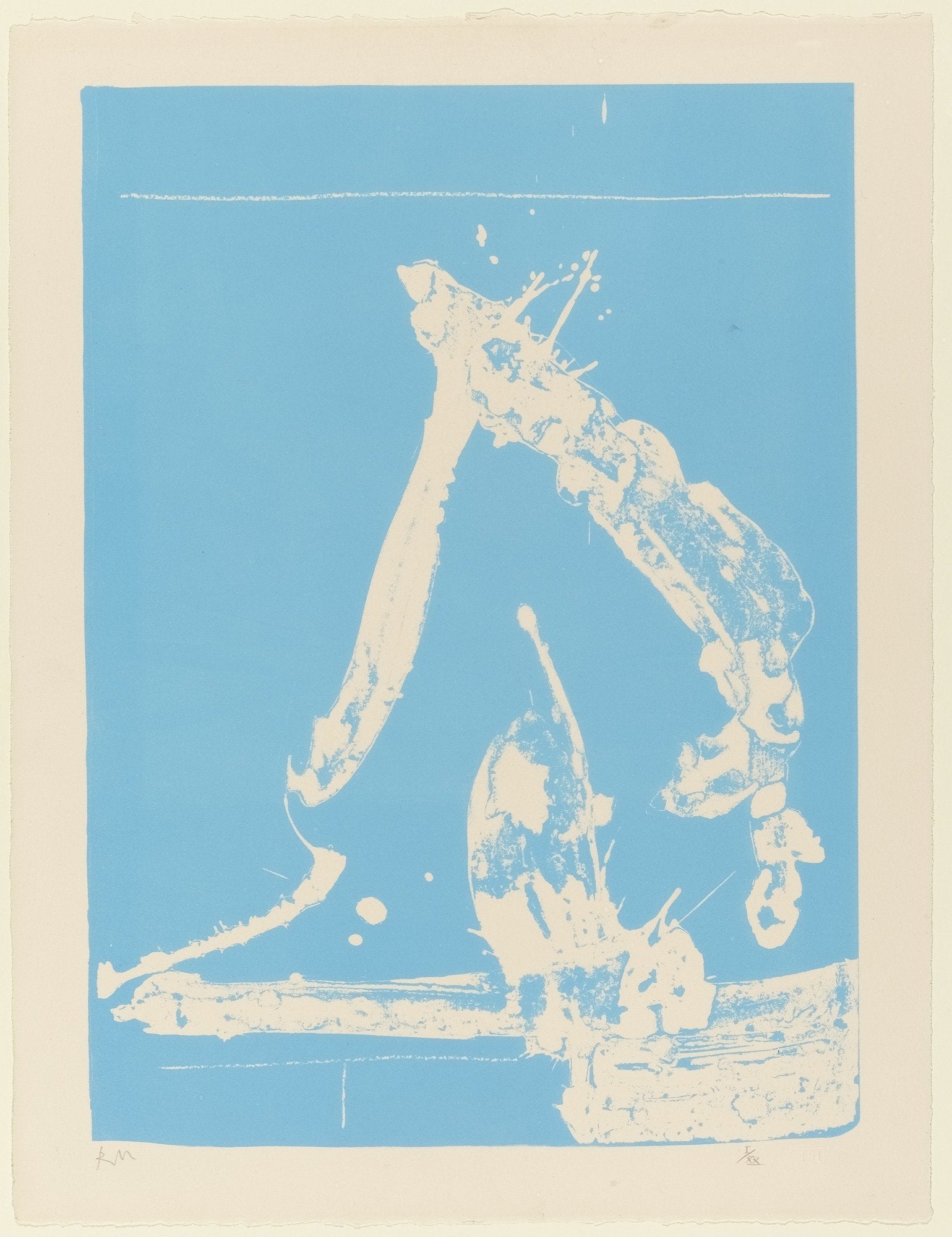 On the wall: Robert Motherwell