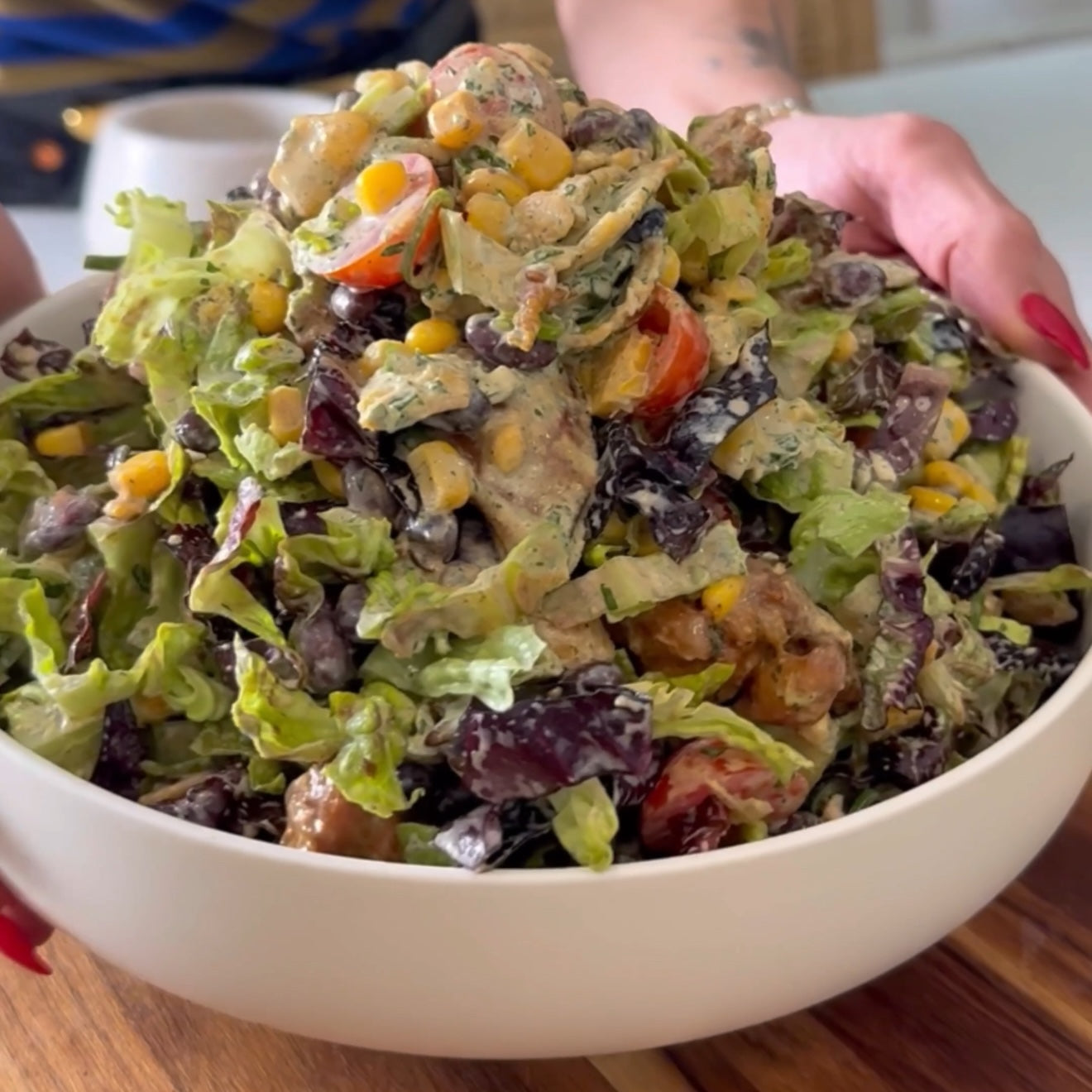 BBQ Chicken Salad with Ranch Dressing