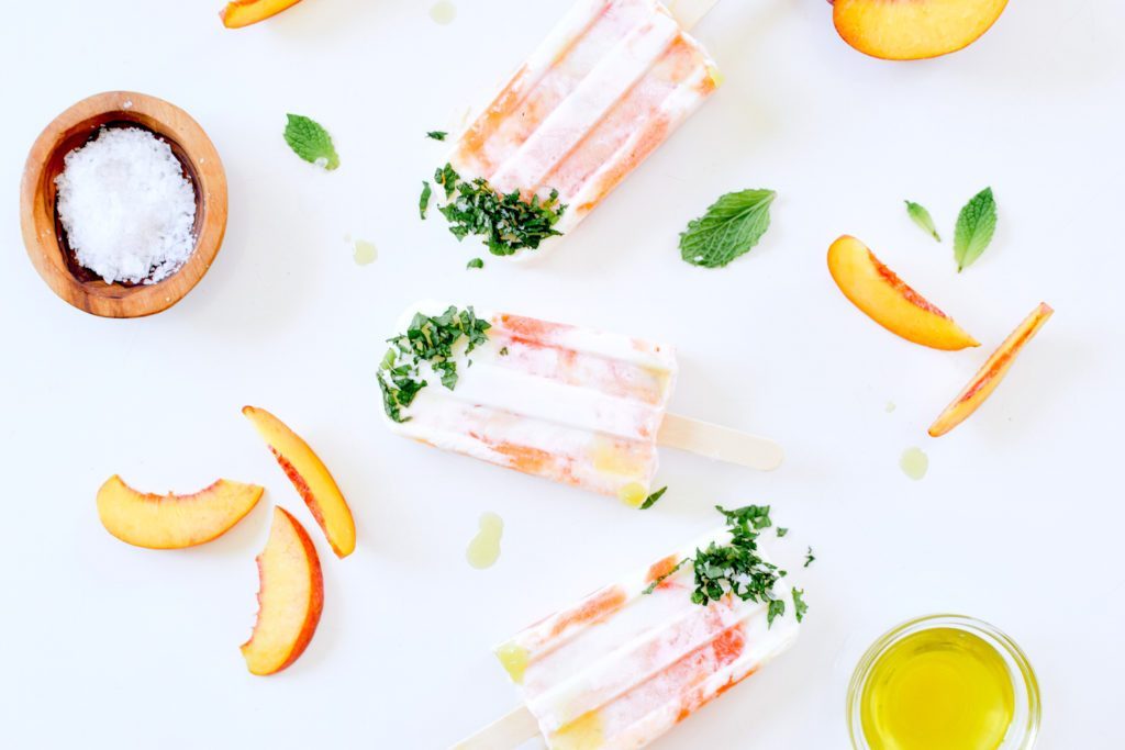 Simple Fare: Nectarine Olive Oil Froyo Pops