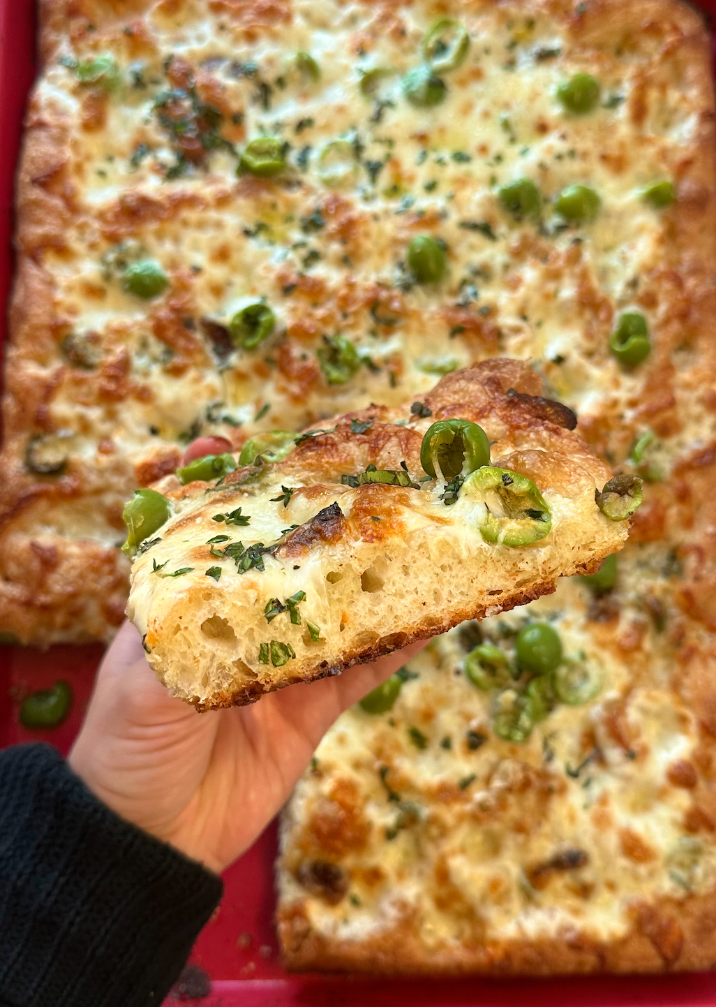 Focaccia with Garlic Confit