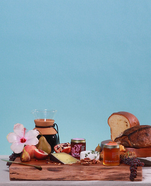 honey and platter