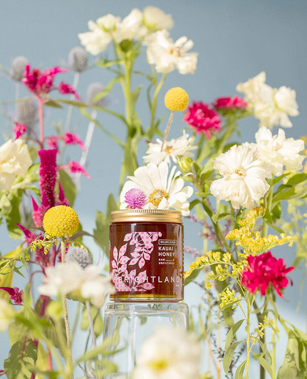 honey in flowers