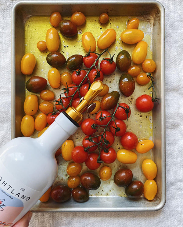 oil on tomatos