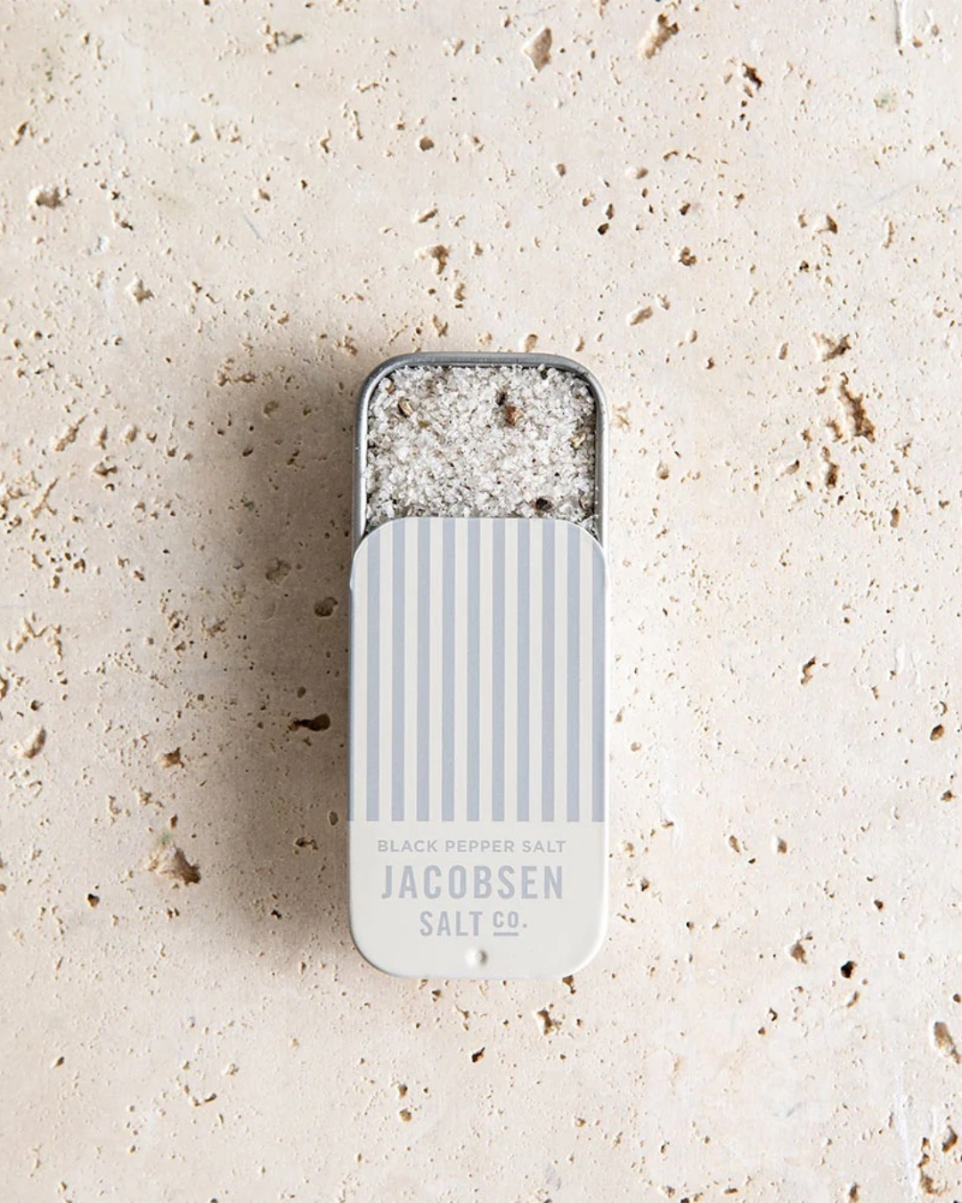 Jacobsen Infused Black Pepper Salt Tin