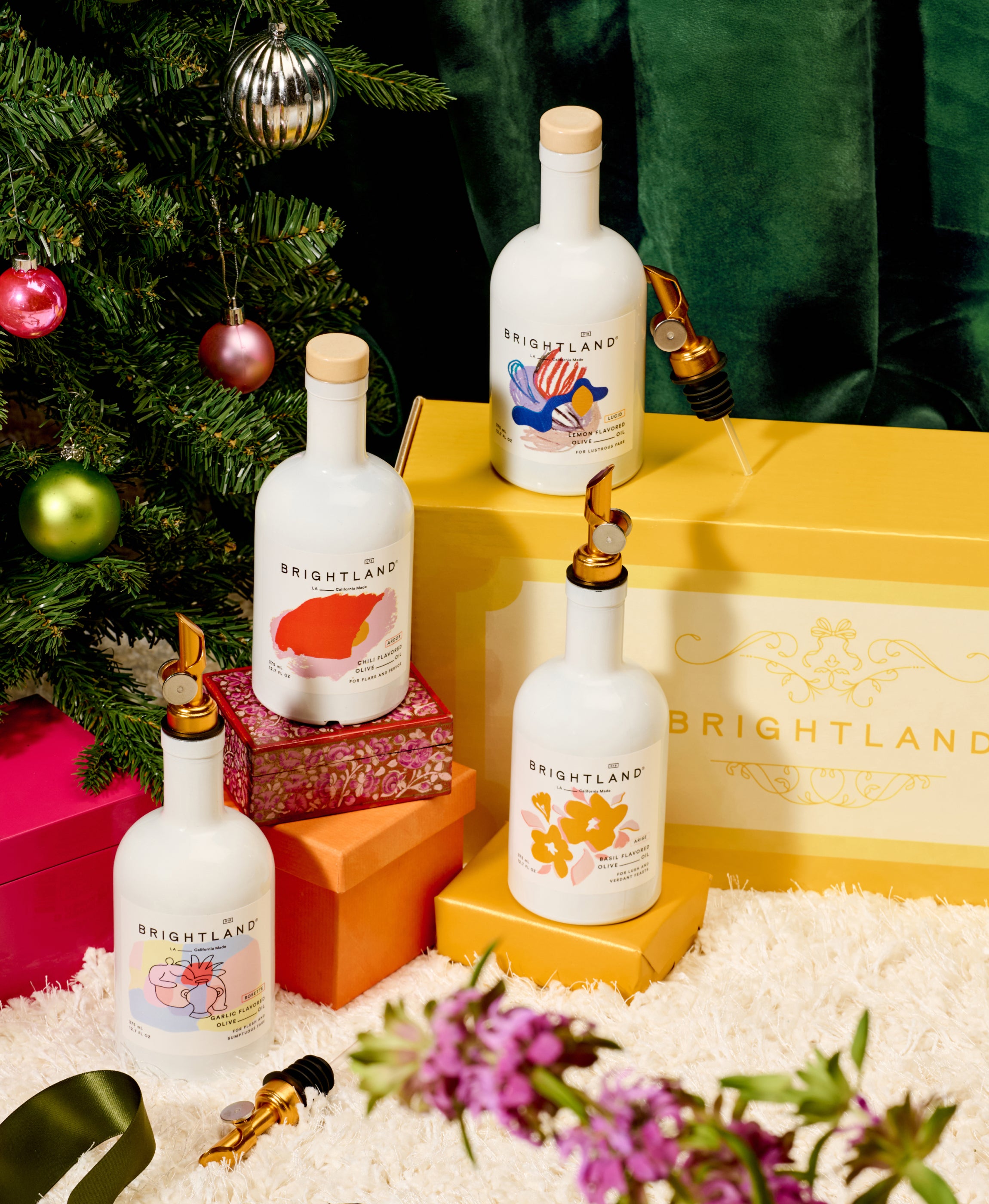 The Artist Series Flavored Olive Oil Gift Set | Brightland
