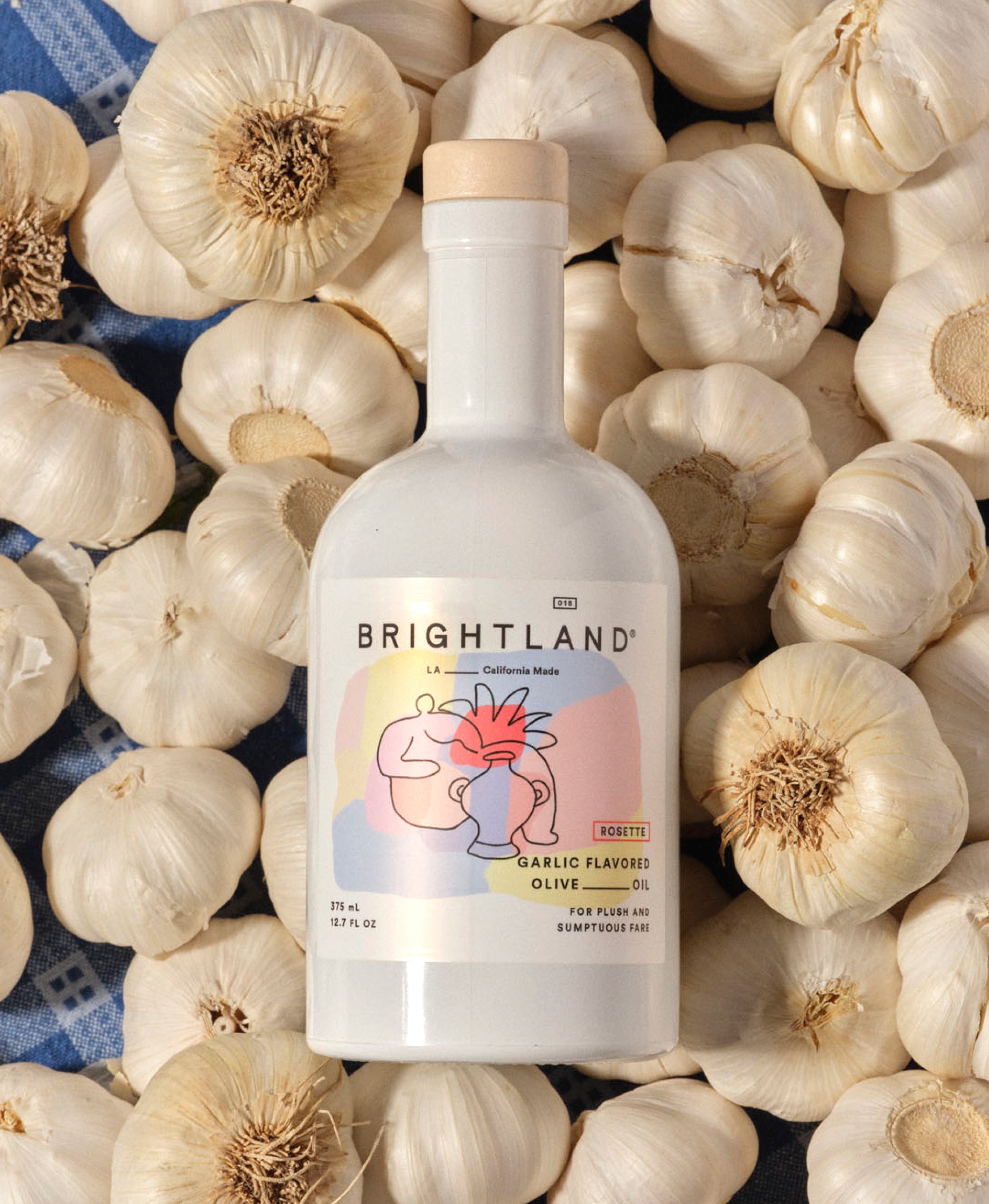 Rosette Garlic Flavored Olive Oil | Brightland